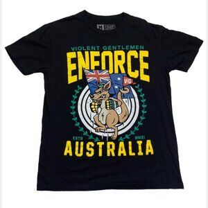 Violent Gentleman Hockey Enforce Australia Tee sz M
